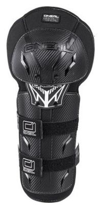 Ginocchiere O'neal Pro III Carbon Look Nero