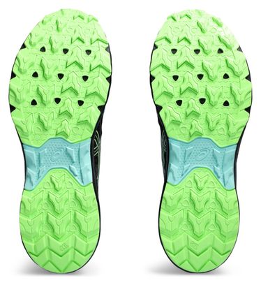 Asics Gel Venture 9 Waterproof Black Green Trail Running Shoes
