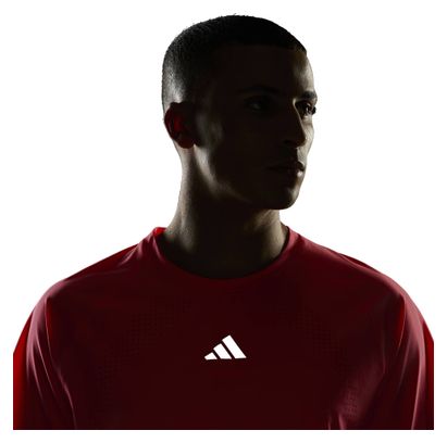 T-Shirt Running adidas adi365 Aspyre Rouge Homme