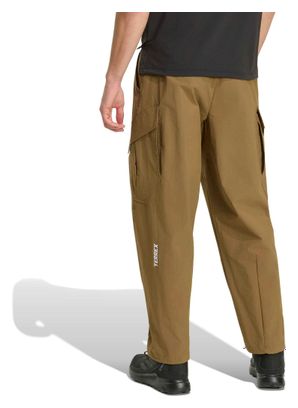 Pantaloni cargo adidas Terrex Xploric Clima365 marroni da uomo