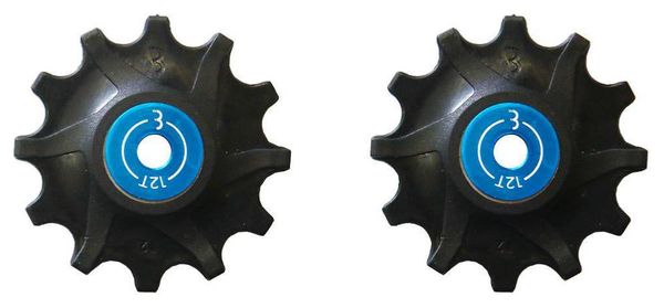 BBB RollerBoys 12T Sram Narrow-Wide Jockey Wheels Black