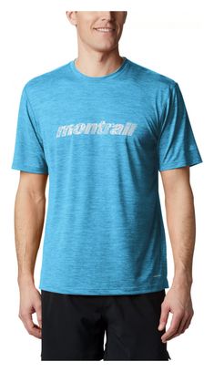 Tee Shirt Columbia Trinity Trail Graphic Bleu Homme