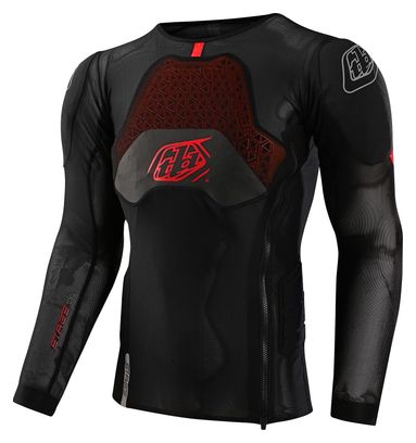 Camiseta de manga larga unisex Troy Lee Designs Stage Ghost D30 Negra