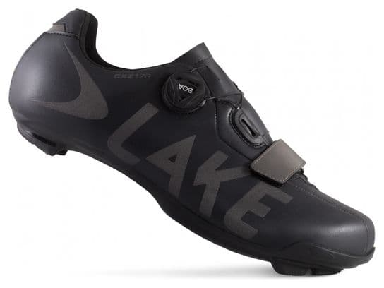 Lake CXZ176 Black / Grey Road Shoes