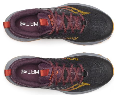 Saucony Ride TR2 Herenschoenen Zwart/Geel