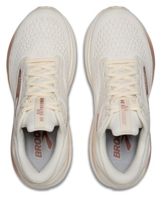 Brooks Adrenaline GTS 24 Wit/Roos Dames Hardloopschoenen