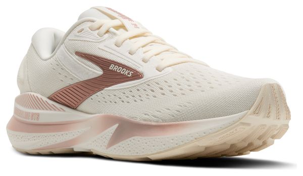 Brooks Adrenaline GTS 24 Wit/Roos Dames Hardloopschoenen