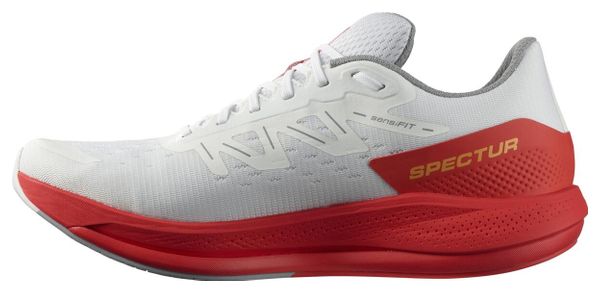 Chaussures de Running Salomon Spectur Blanc Rouge Homme