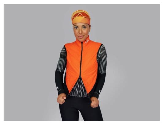 OZIO GILET MATELASSE JAQUE ORANGE