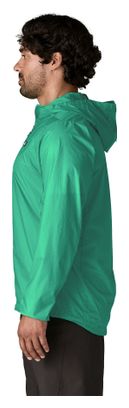 Chaqueta de manga larga Patagonia Houdini verde para hombre