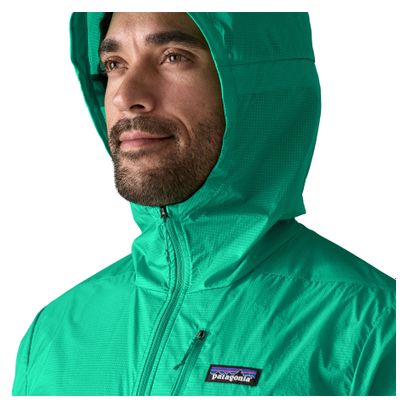 Chaqueta de manga larga Patagonia Houdini verde para hombre