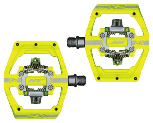 HT Components X2 Clipless Pedals Neon Yellow
