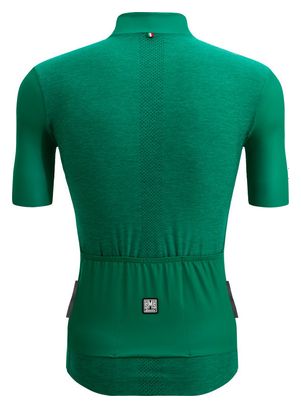 Santini Short Sleeve Jersey Colore Puro Green