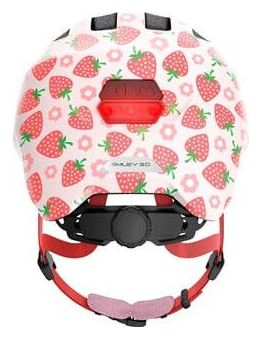 Abus Casque Vélo Smiley 3.0 Led Rose Fraise