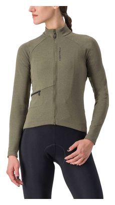 Maillot Mujer Castelli Unlimited Trail Manga Larga Verde