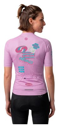 Maillot vélo mesh manches courtes femme Cyclisme M8-W NRC Pink Rose