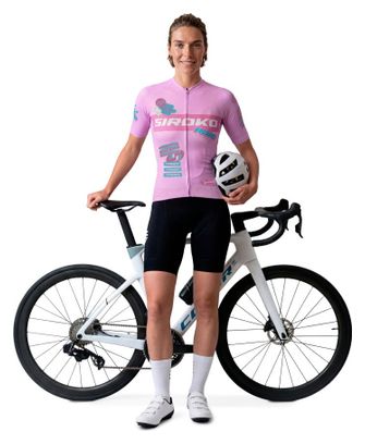 Maillot vélo mesh manches courtes femme Cyclisme M8-W NRC Pink Rose
