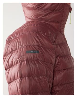 Chaqueta acolchada Haglöfs L.I.M Down II Hood roja para mujer