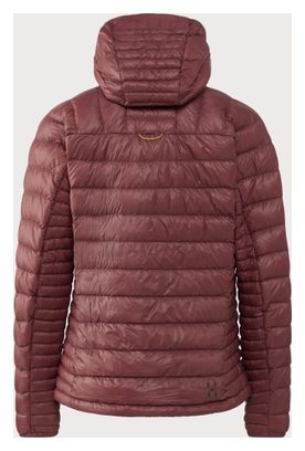 Chaqueta acolchada Haglöfs L.I.M Down II Hood roja para mujer