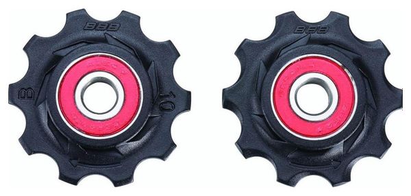 BBB RollerBoys Ceramic Bearings Jockey Wheels 10S Black