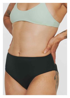 Culotte de Bain Menstruel gainante - Flux moyen - Noir