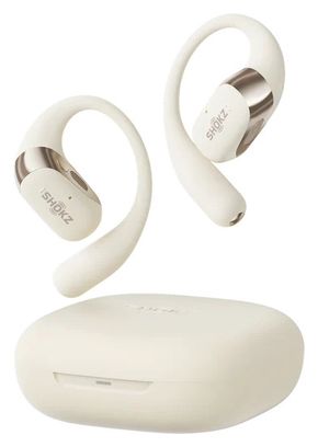 Shokz OpenFit 2 Beige Draadloze Oortelefoon