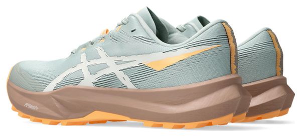 Chaussures Trail Asics Fuji Lite 6 Vert/Orange Femme