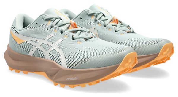 Chaussures Trail Asics Fuji Lite 6 Vert/Orange Femme