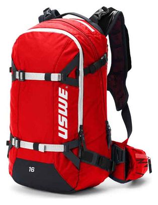 Mochila USWE con protector de espalda / Carve 16 Rojo