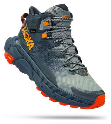 Hoka One One Trail Code GTX Outdoor Shoes Grey Orange
