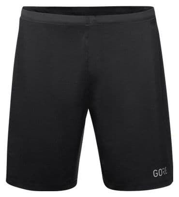 2-in-1 Gore Wear R5 Shorts Schwarz