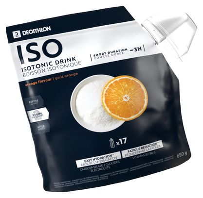 Boisson isotonique Decathlon Nutrition Iso Orange 650g