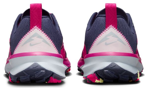 Damen Nike React Terra Kiger 9 Trail Running Schuh Blau Rosa