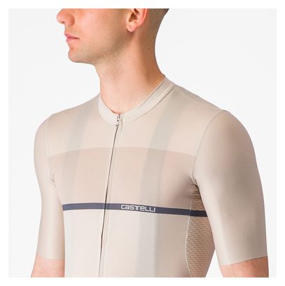 Castelli Tradizione Beige Jersey met korte mouwen