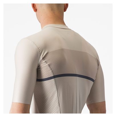 Castelli Tradizione Beige Jersey met korte mouwen