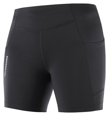 Culote Salomon Cross Run 13cm Negro Mujer