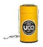 ORIGINAL LANTERN Lanterne camping + bougie - Jaune - Uco