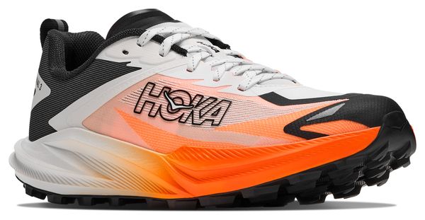 Scarpe da trail Hoka Zinal 3 Bianco/Arancione da uomo