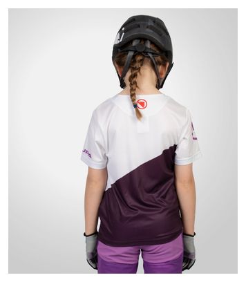 T-Shirt Enfant Endura SingleTrack Core Violet