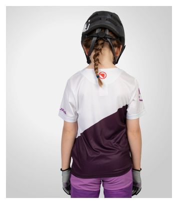 Kinder T-Shirt Endura SingleTrack Core Violett