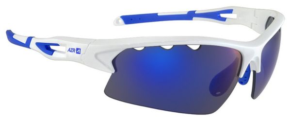 AZR Kromic Huez White Glasses - Blue Photochromic Lenses