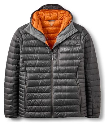 RAB Microlight Alpine Hoody grijze heren-donsjas