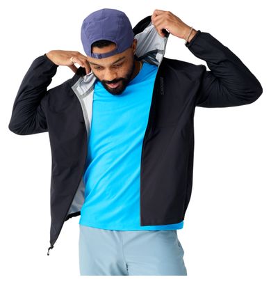 Brooks Canopy Wasserdichte Jacke für Herren, Schwarz