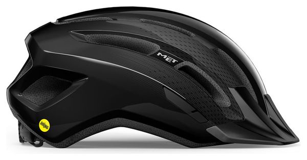 Casco Met Downtown Mips Negro Brillante