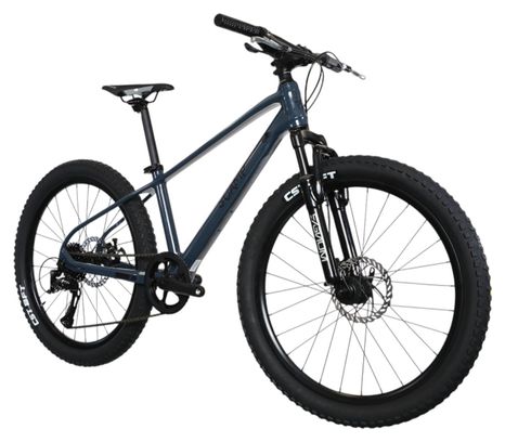 VTT Semi-Rigide Enfant Scamp HighFox Shimano Tourney 8V 24'' Bleu