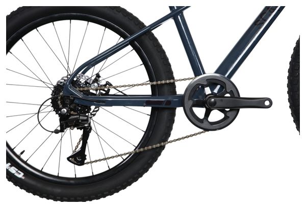 VTT Semi-Rigide Enfant Scamp HighFox Shimano Tourney 8V 24'' Bleu