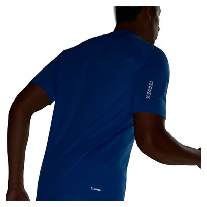 Camiseta de manga corta adidas Terrex Xperior Climacool+ azul para hombre
