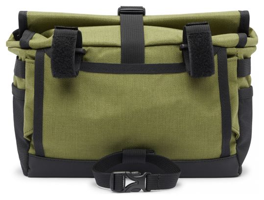 Sacoche de Guidon Chrome Double track Bar Bag Vert Noir