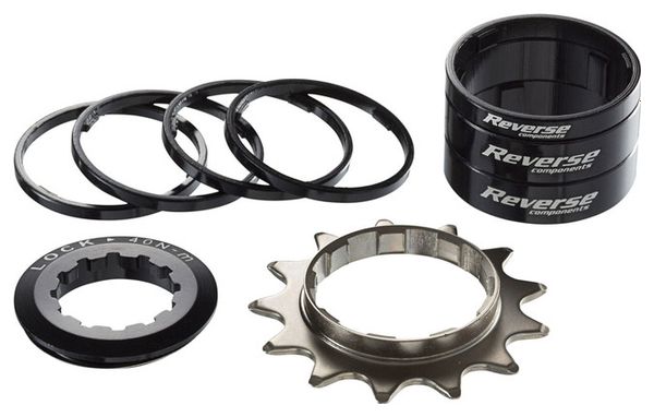 Single Speed Reverse Sprocket Kit 13 Teeth Black