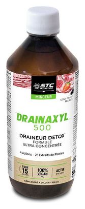 STC Nutrition - Drainaxyl 500 - 500 ml con tappo dosatore - Frutta rossa